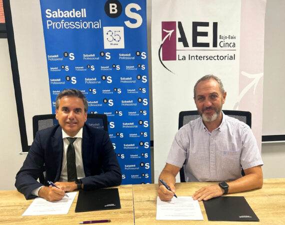 Renovación del convenio de colaboración con Banco Sabadell