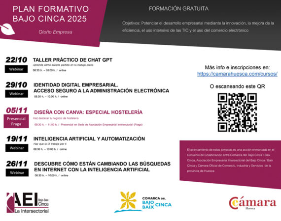 Plan Formativo Bajo Cinca Otoño 2025