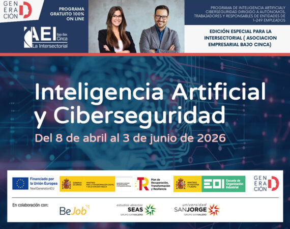 Programa Formativo OnLine “Inteligencia Artificial y Ciberseguridad”