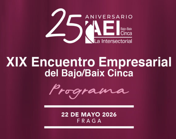 Programa XIX Encuentro Empresarial del Bajo / Baix Cinca
