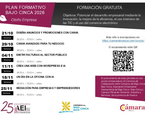 Plan Formativo Bajo Cinca Otoño 2026