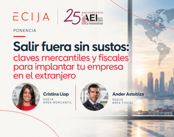 Jornada café networking | Salir fuera sin sustos: claves mercantiles y fiscales para implantar tu empresa en el extranjero